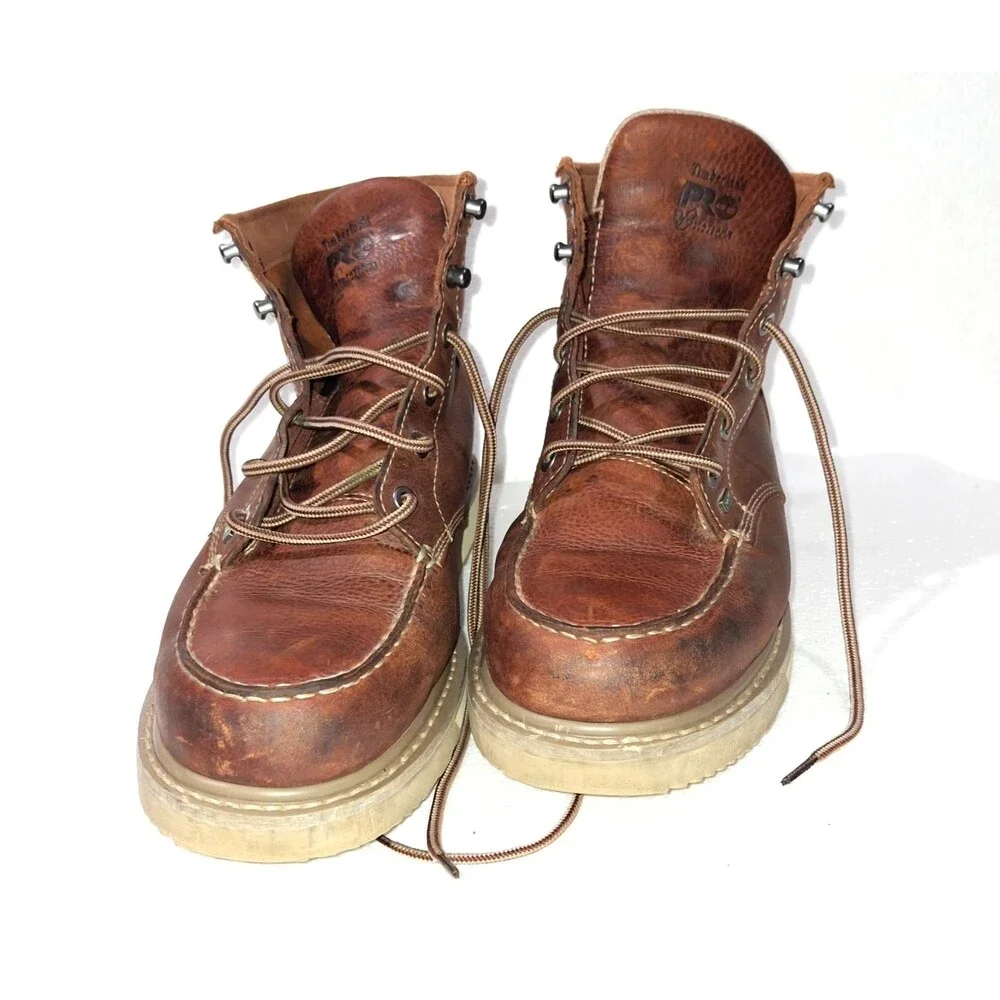 Timberland PRO Mens Barstow Wedge 6 Moc Soft Toe Work Boots 89647 Work Casual